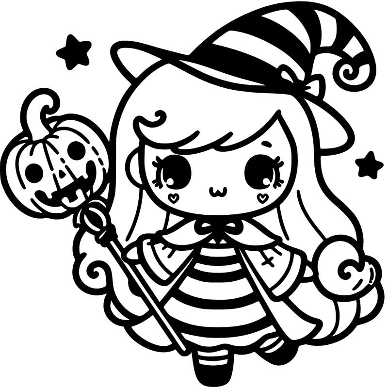 cute halloween girl