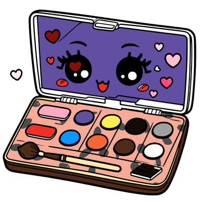 makeup pallet