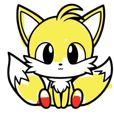 tails a two tailed fox