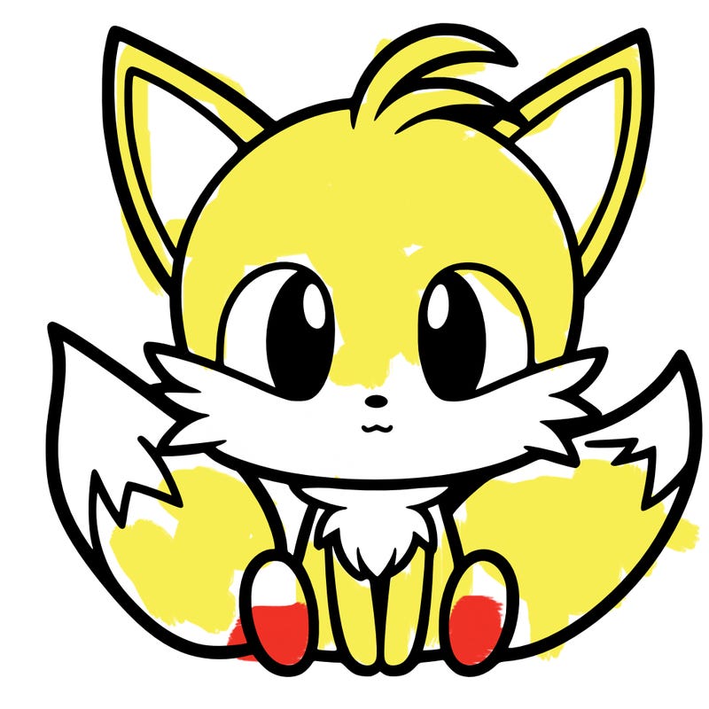 tails a two tailed fox