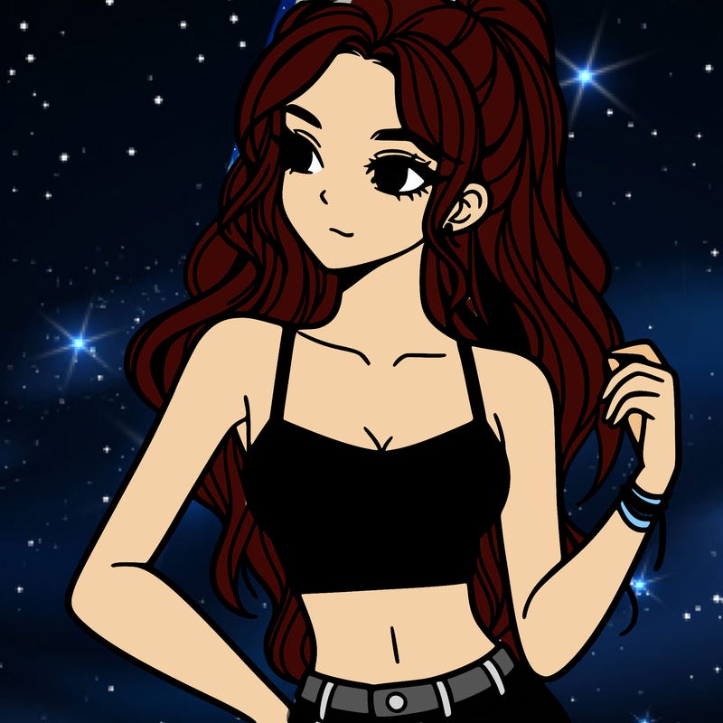 girl in crop top