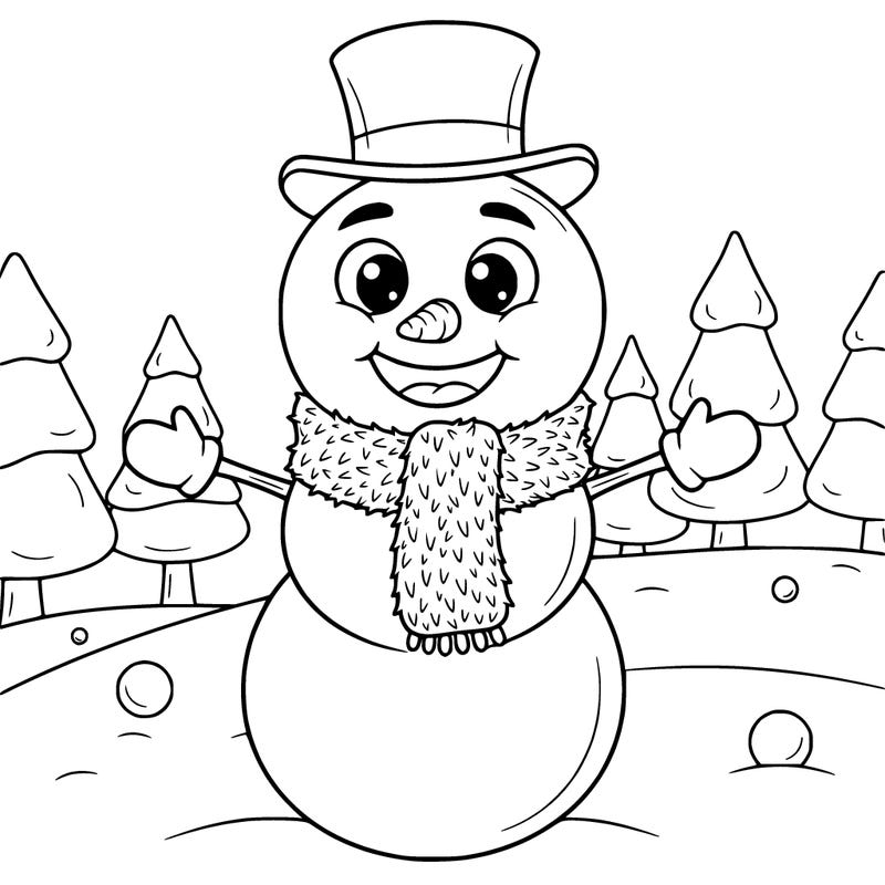 a snow man