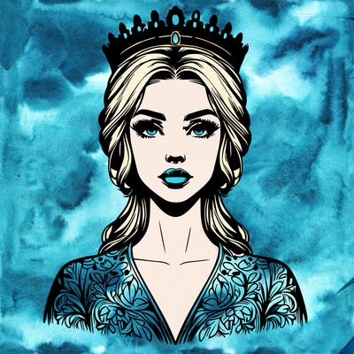 realistic beautiful queen