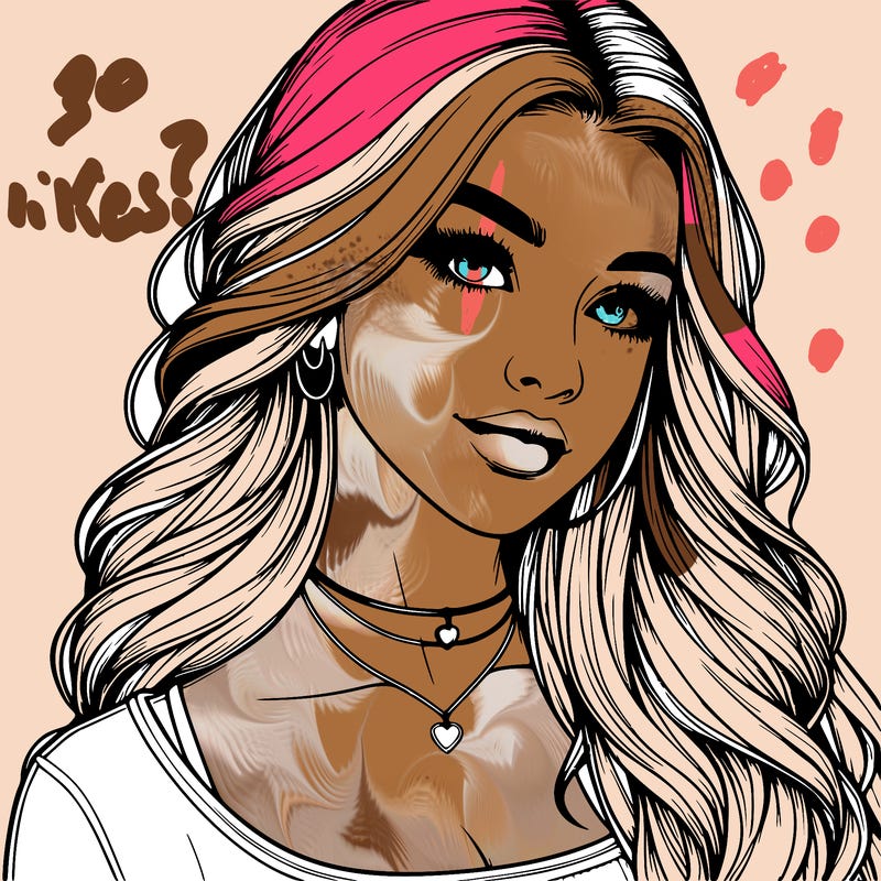 detailed realistic girl