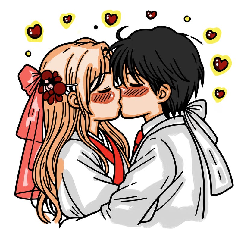 kissing