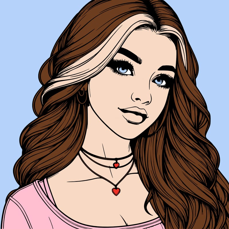 detailed realistic girl
