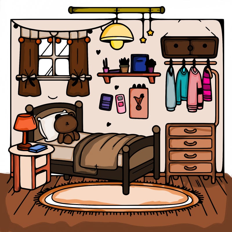 cute bedroom