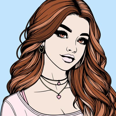 detailed realistic girl