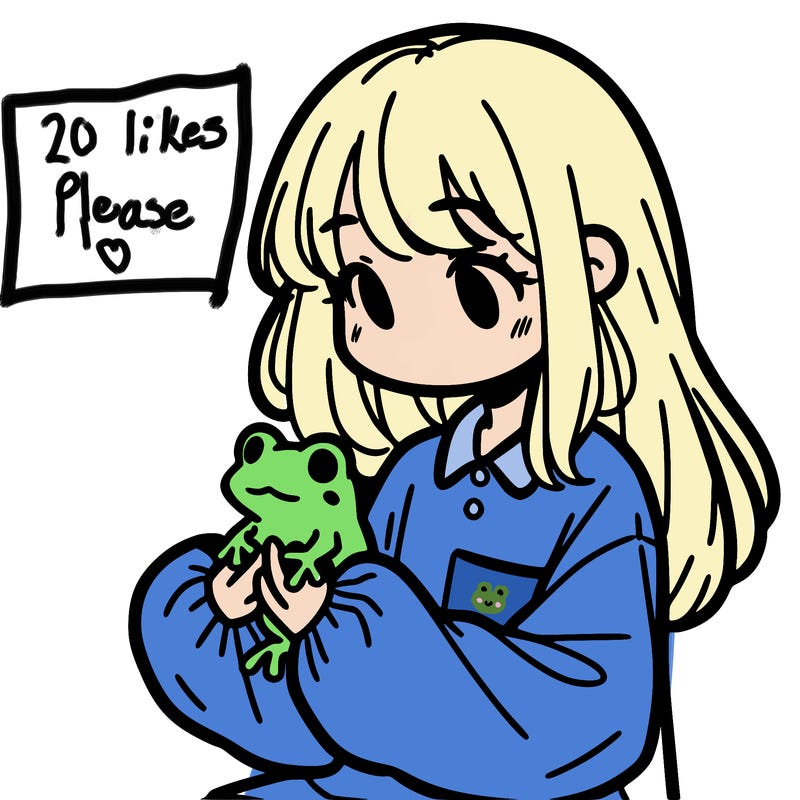 girl with long hair and a oversized shirt. and she is holding a frog