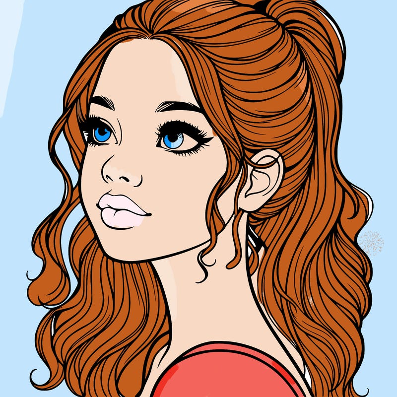 beautiful realistic girl