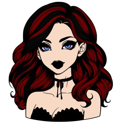 vampire girl realistic