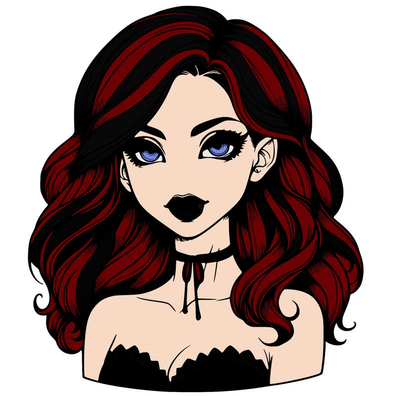 vampire girl realistic