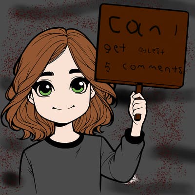 realistic girl holding up a sign