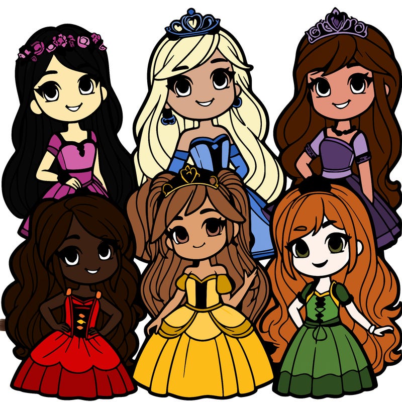 5 teenage princesses
