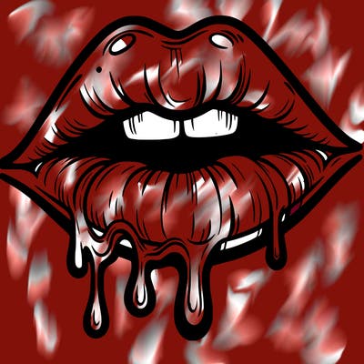 lips that look realistic and drip