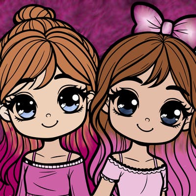 two girl best friends