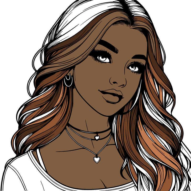 detailed realistic girl