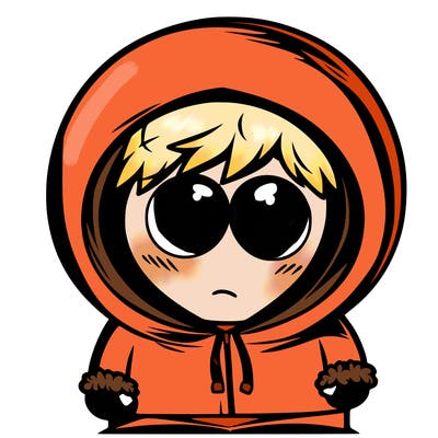 kenny from south park anime cool