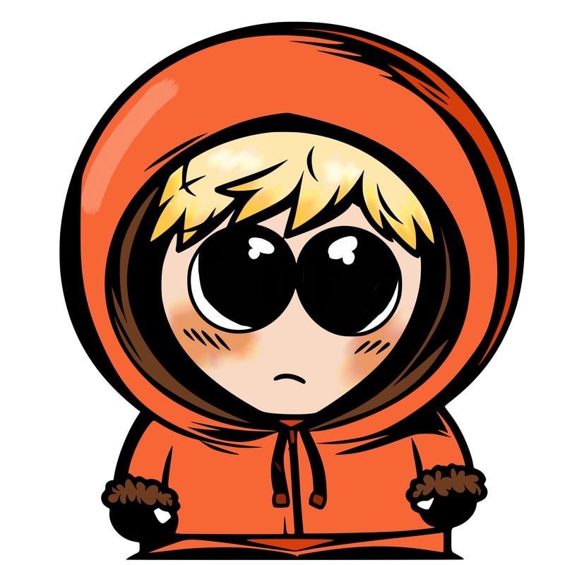 kenny from south park anime cool