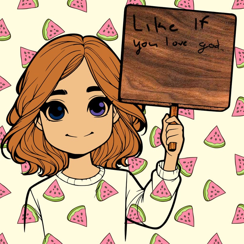 realistic girl holding up a sign