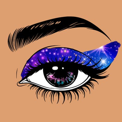 eye closed realistic