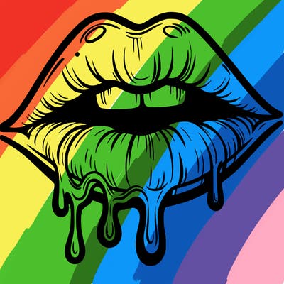 lips that look realistic and drip