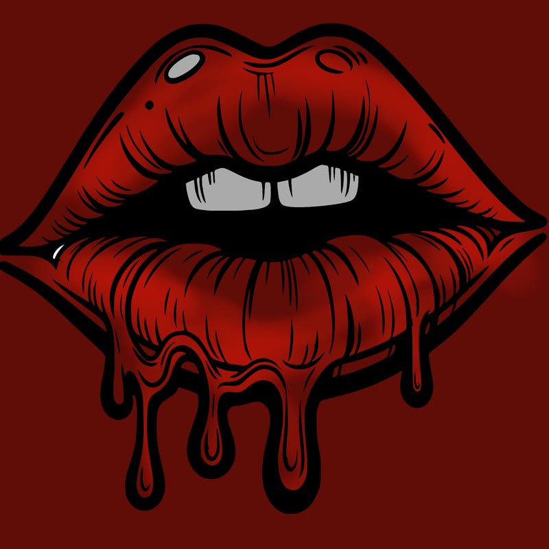 lips that look realistic and drip