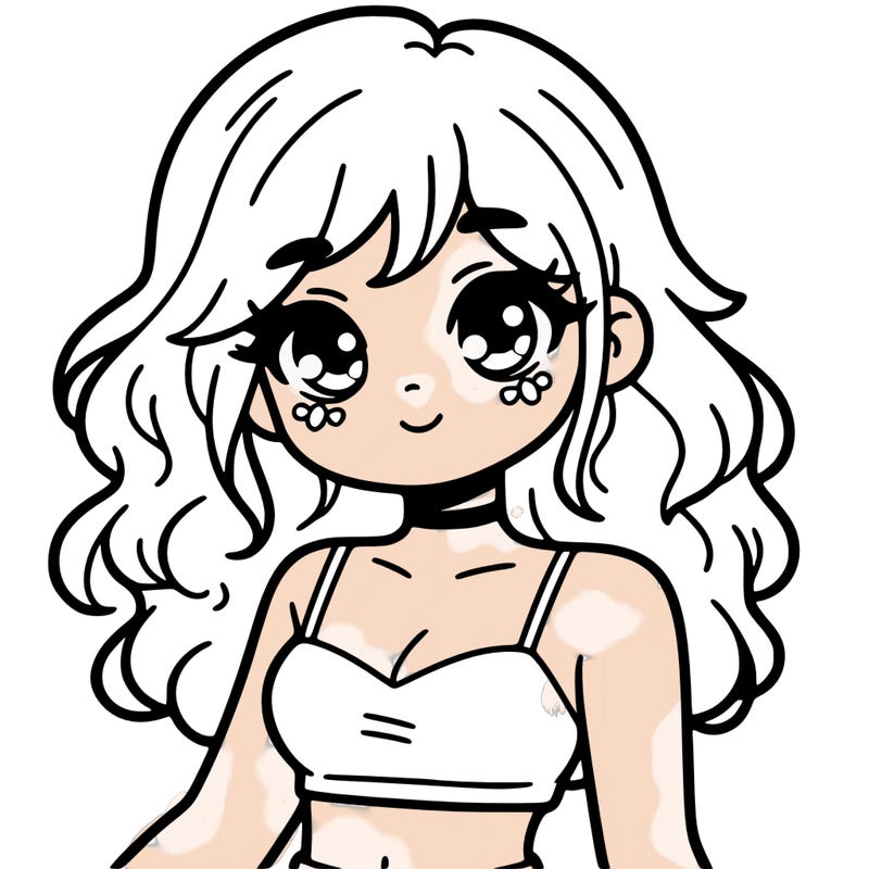 girl in a cute crop top