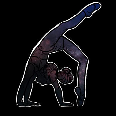 girl doing gymnastics