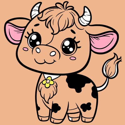 cute cow