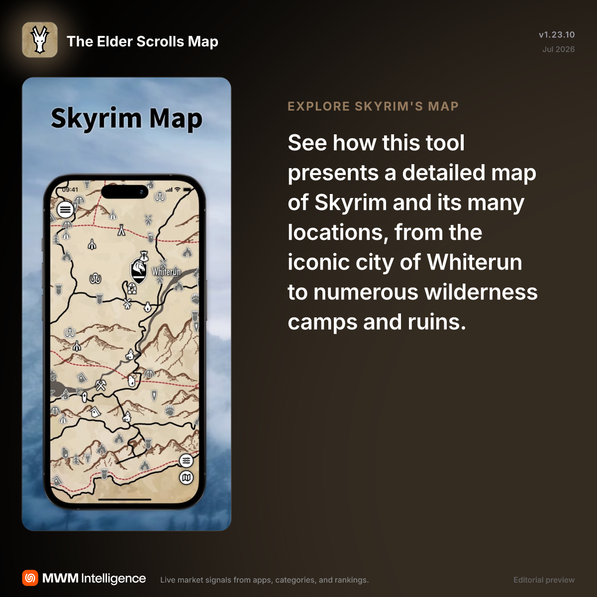 The Elder Scrolls Map - Utilities App | MWM