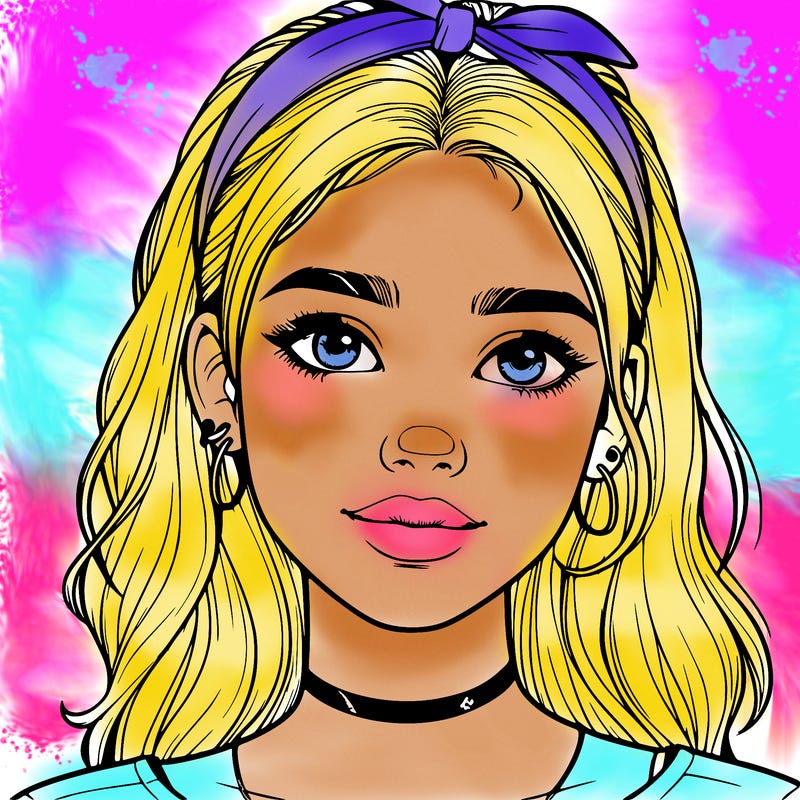 realistic teenage girl