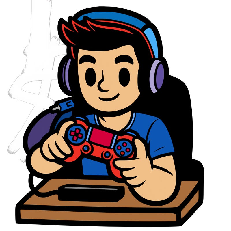 gamer with a controller