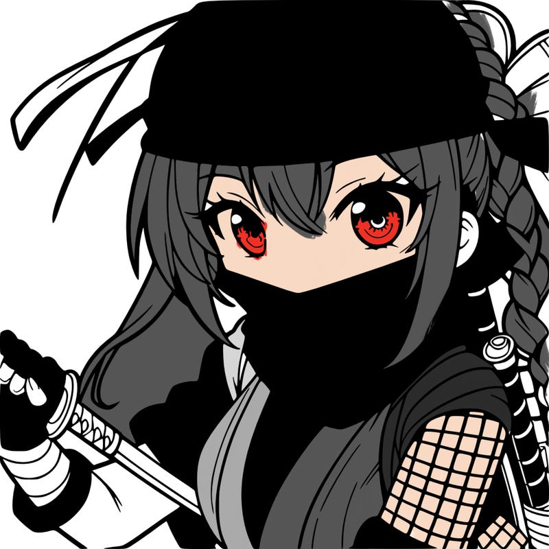 manga girl ninja