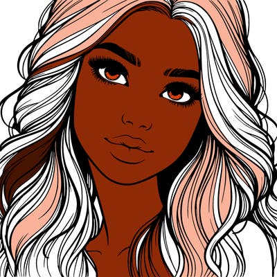 beautiful realistic girl