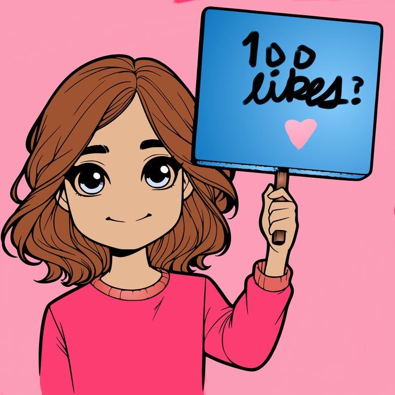 realistic girl holding up a sign