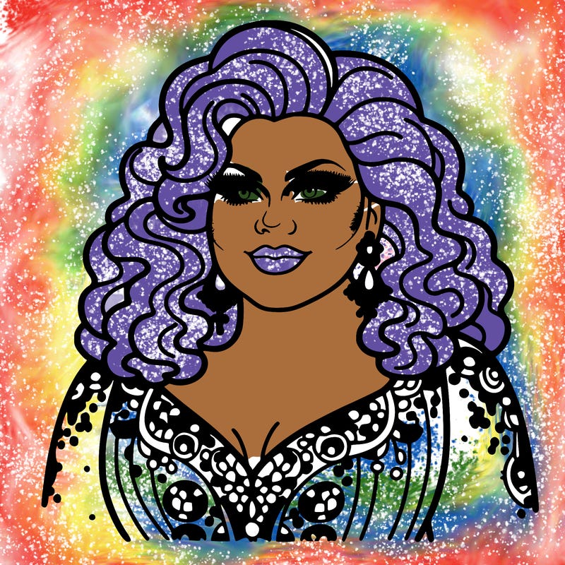 realistic plus size drag queen