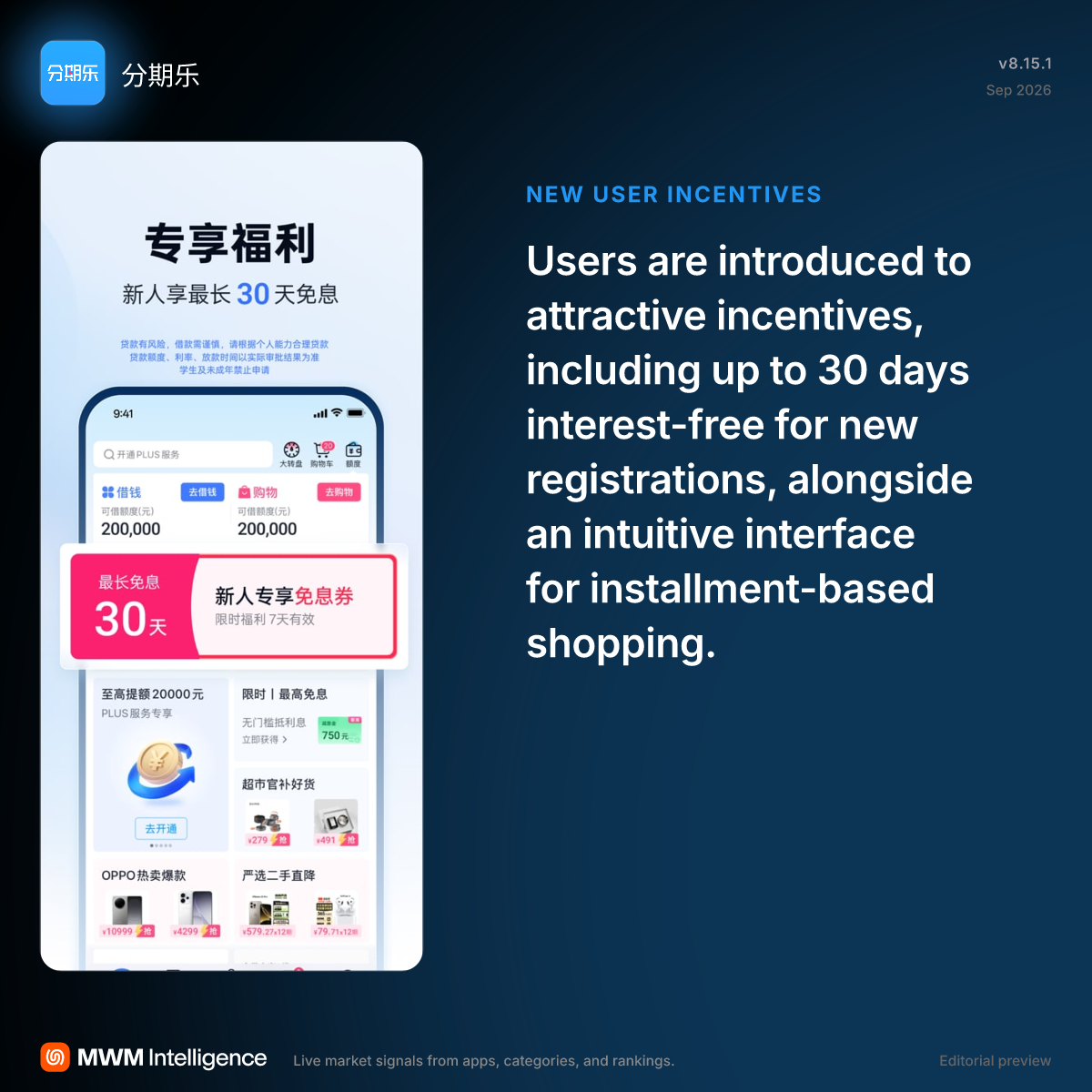 分期乐 - Finance App | MWM