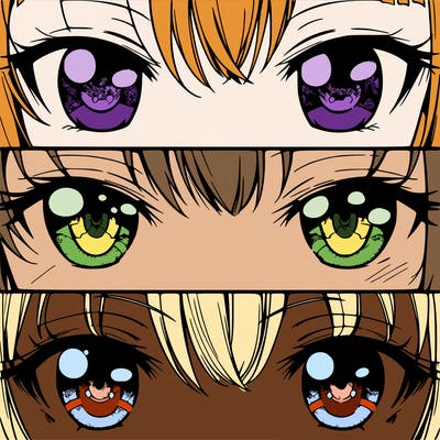 anime eyes
