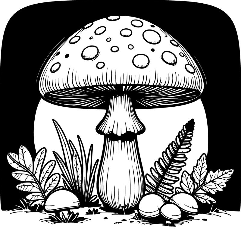 mushroom realistic