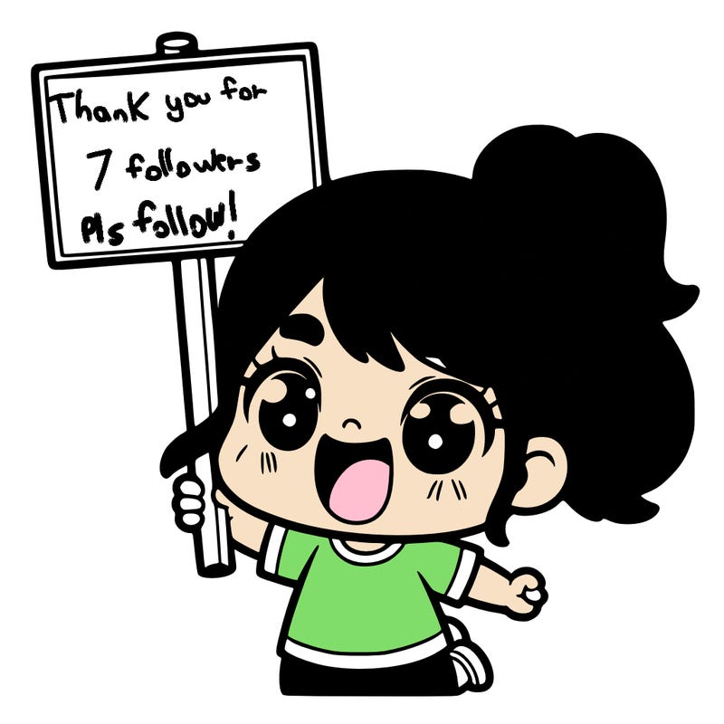 excited girl holding a sign