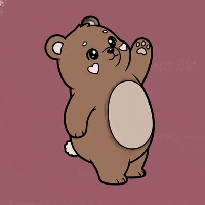 do a kawaii bear
