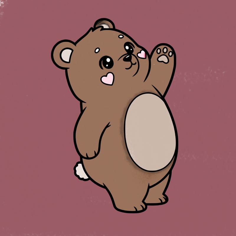 do a kawaii bear