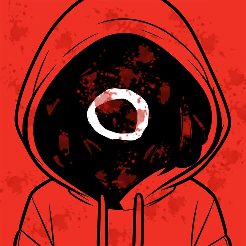 faceless girl in hoodie