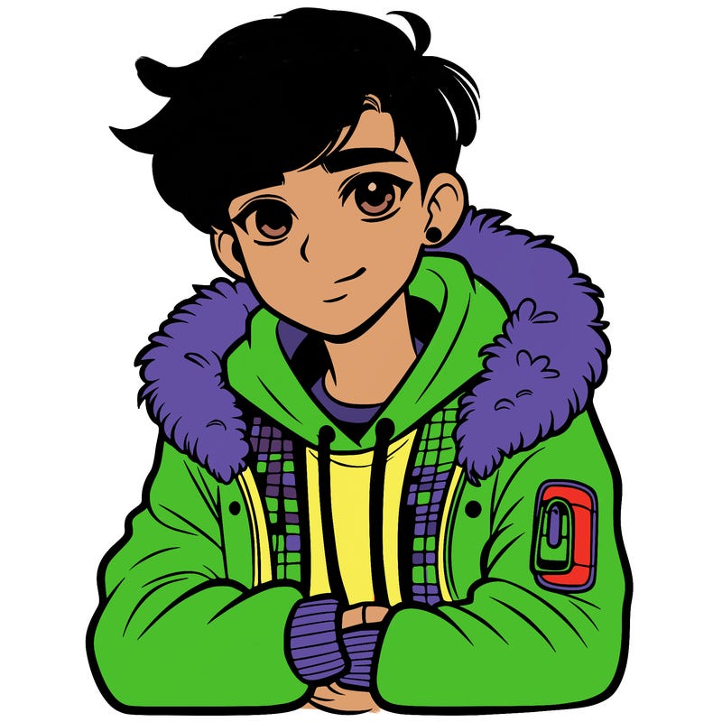stylish teenager