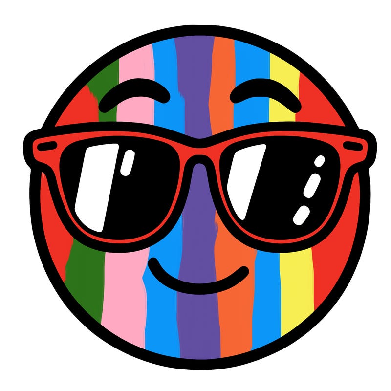 emoji with sunglasses