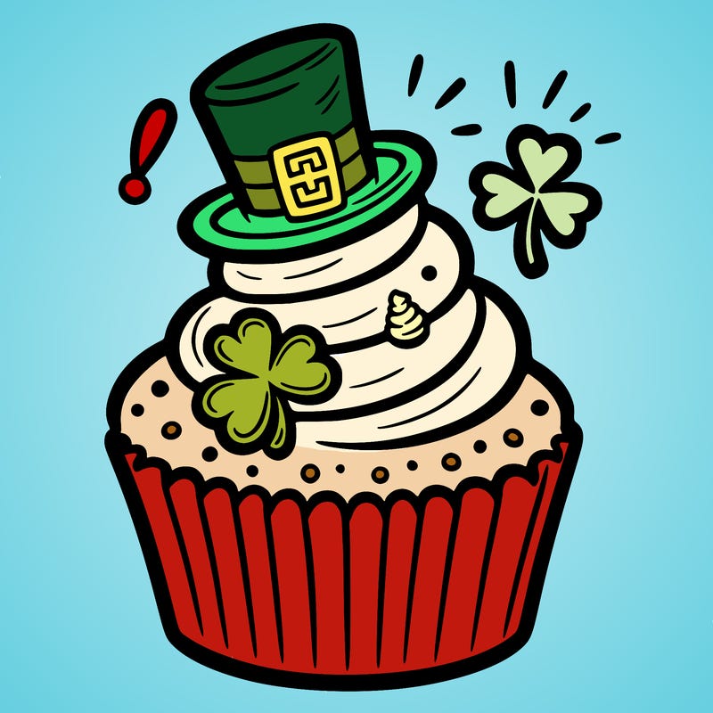 saint patrick’s day cupcake