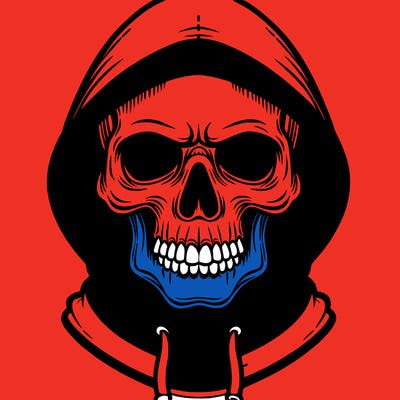 skull hoodie