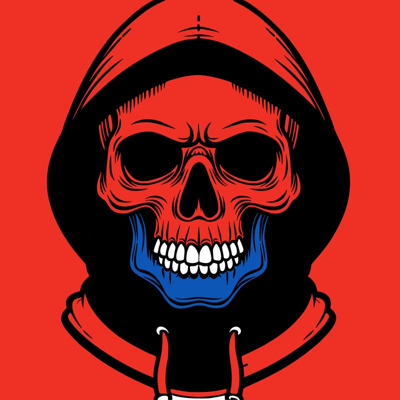 skull hoodie