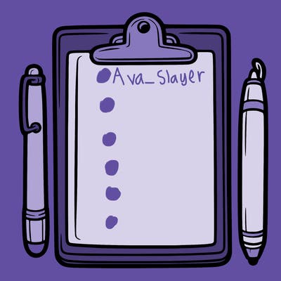 blank clip board with pen